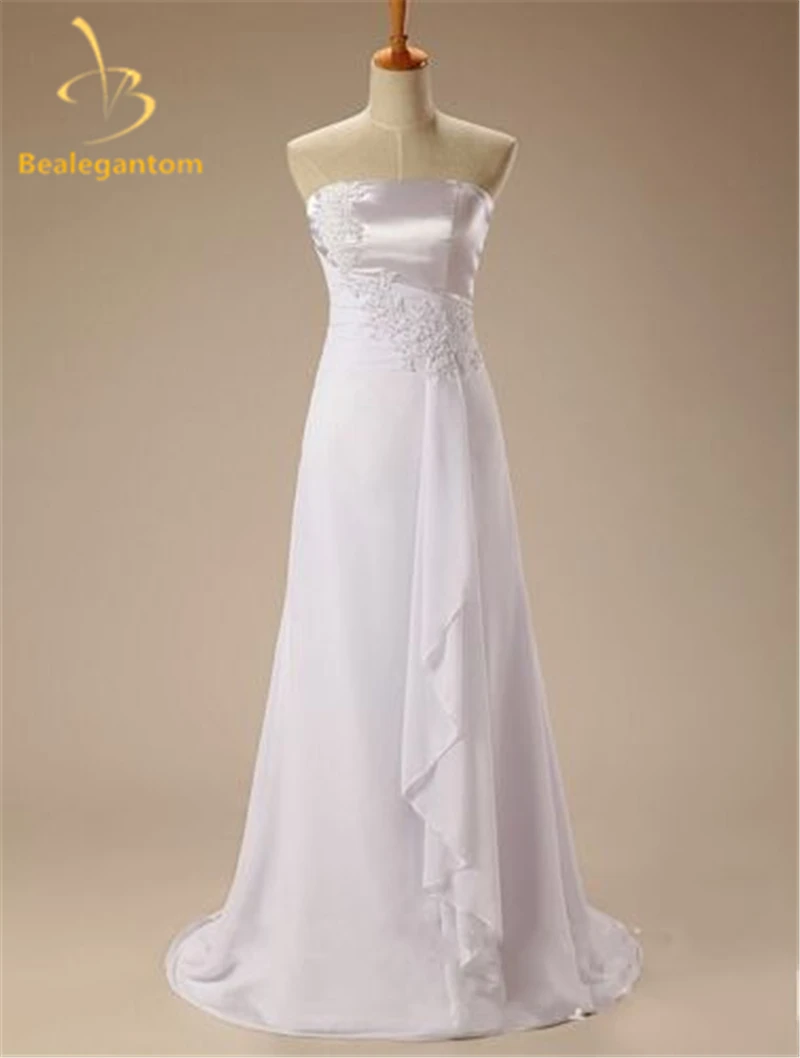 Bealegantom Sexy White Beach Chiffon Wedding Dresses 2019 Appliques Bridal Gowns Vestidos De Novia In Stock Size 2-16 QA1006
Bealegantom Sexy White Beach Chiffon Wedding Dresses 2019 Appliques Bridal Gowns Vestidos De Novia In Stock Size 2-16 QA1006