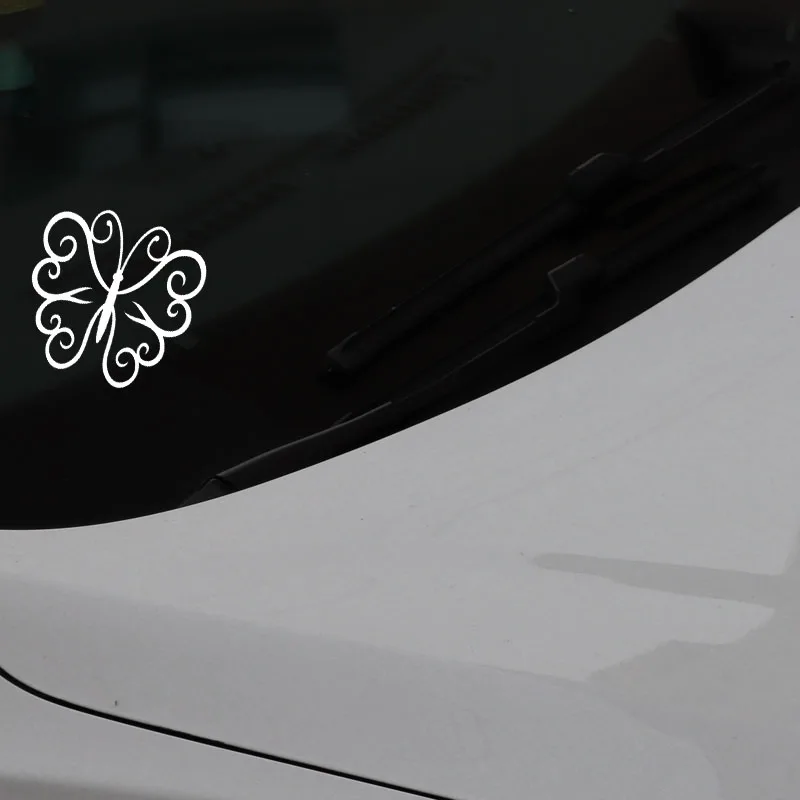 YJZT 13.8CM*13.7CM Car Sticker Butterfly Hearts Vinyl Decal Decor Black/Silver C24-0251
YJZT 13.8CM*13.7CM Car Sticker Butterfly Hearts Vinyl Decal Decor Black/Silver C24-0251