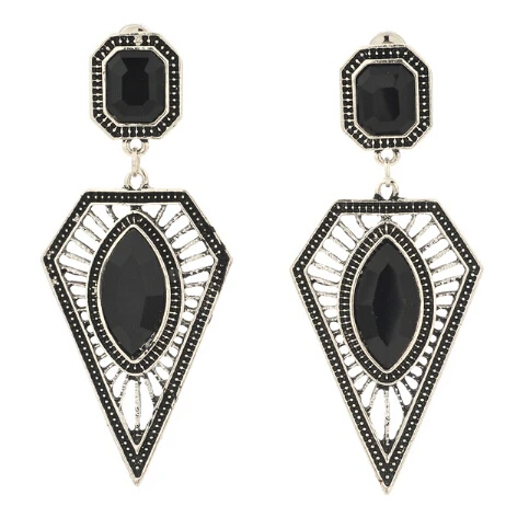 New Luxury Triangle Crystal Drop Earring For Women Vintage Fashion Silver Plated Earrings Summer Jewelry pendientes mujer
New Luxury Triangle Crystal Drop Earring For Women Vintage Fashion Silver Plated Earrings Summer Jewelry pendientes mujer