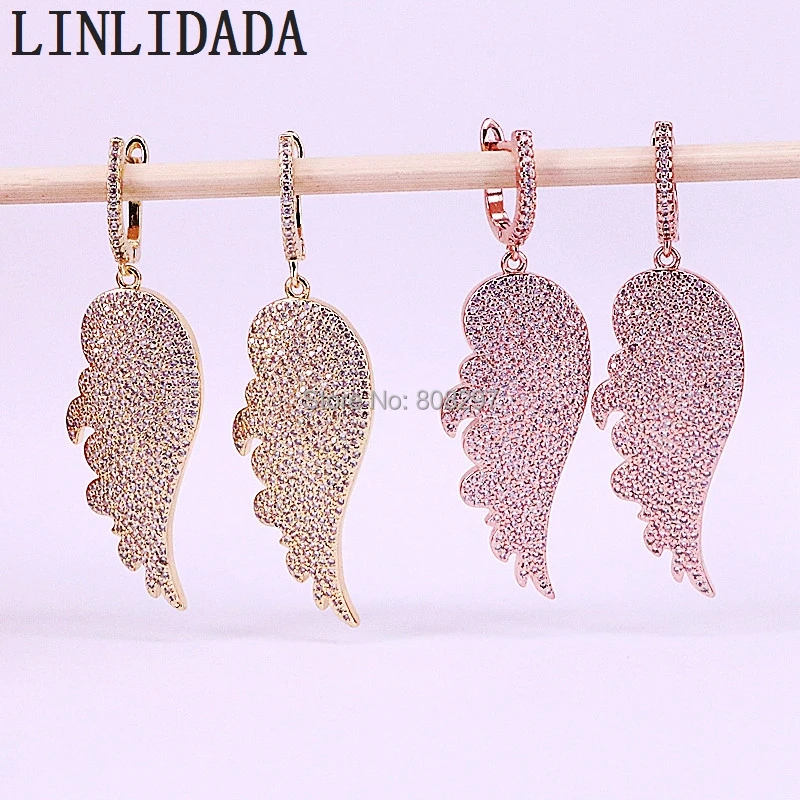 3Pair Fashion Cubic Zirconia Long Drop Earrings, Micro Paved CZ Wings shape Earring Women Jewelry LL-E002
3Pair Fashion Cubic Zirconia Long Drop Earrings, Micro Paved CZ Wings shape Earring Women Jewelry LL-E002