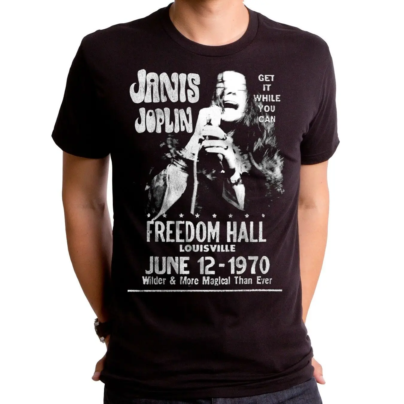 2019 смешной Новый с изображением Дженис Джоплин Live At The Freedom Hall Concert 1970 плакат