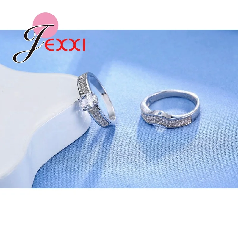 Classic 925 Sterling Silver Engagement Ring Set Jewelry Accessory Women Cubic Zirconia Rings Set For Bridal Wedding Set
Classic 925 Sterling Silver Engagement Ring Set Jewelry Accessory Women Cubic Zirconia Rings Set For Bridal Wedding Set