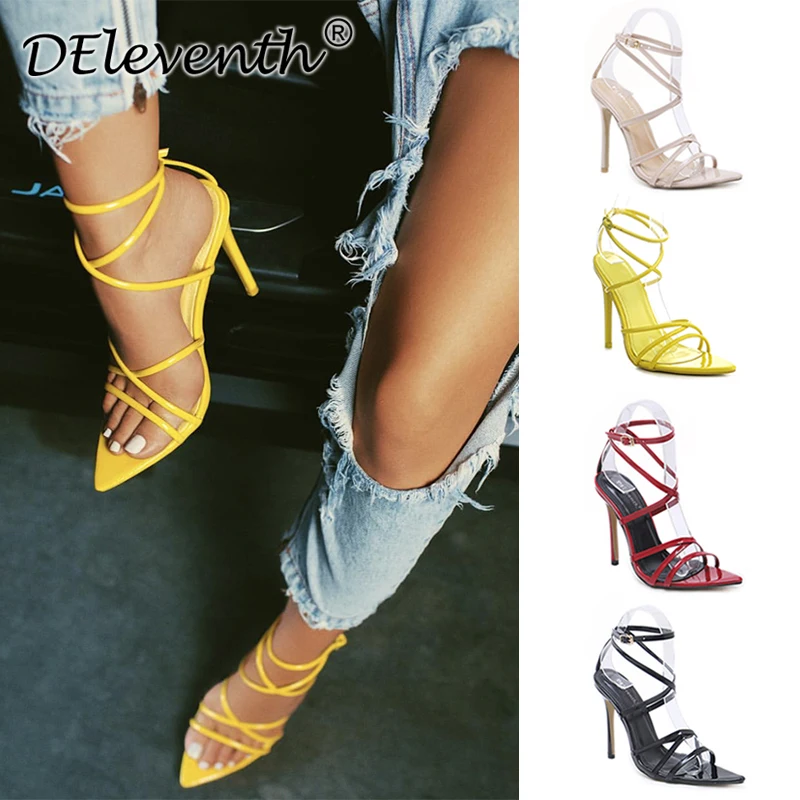 DEleventh New Designer Brand Fashion Pointed Toe Nichole High Heels Sandals Gorgeous Party Wedding Shoes SIMMI INS lILLY Yellow
DEleventh New Designer Brand Fashion Pointed Toe Nichole High Heels Sandals Gorgeous Party Wedding Shoes SIMMI INS lILLY Yellow