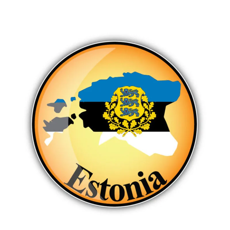 YJZT 12.7CM*12.7CM Car Sticker Estonia Map Flag Car Window Reflective Body Decal 6-1446
YJZT 12.7CM*12.7CM Car Sticker Estonia Map Flag Car Window Reflective Body Decal 6-1446