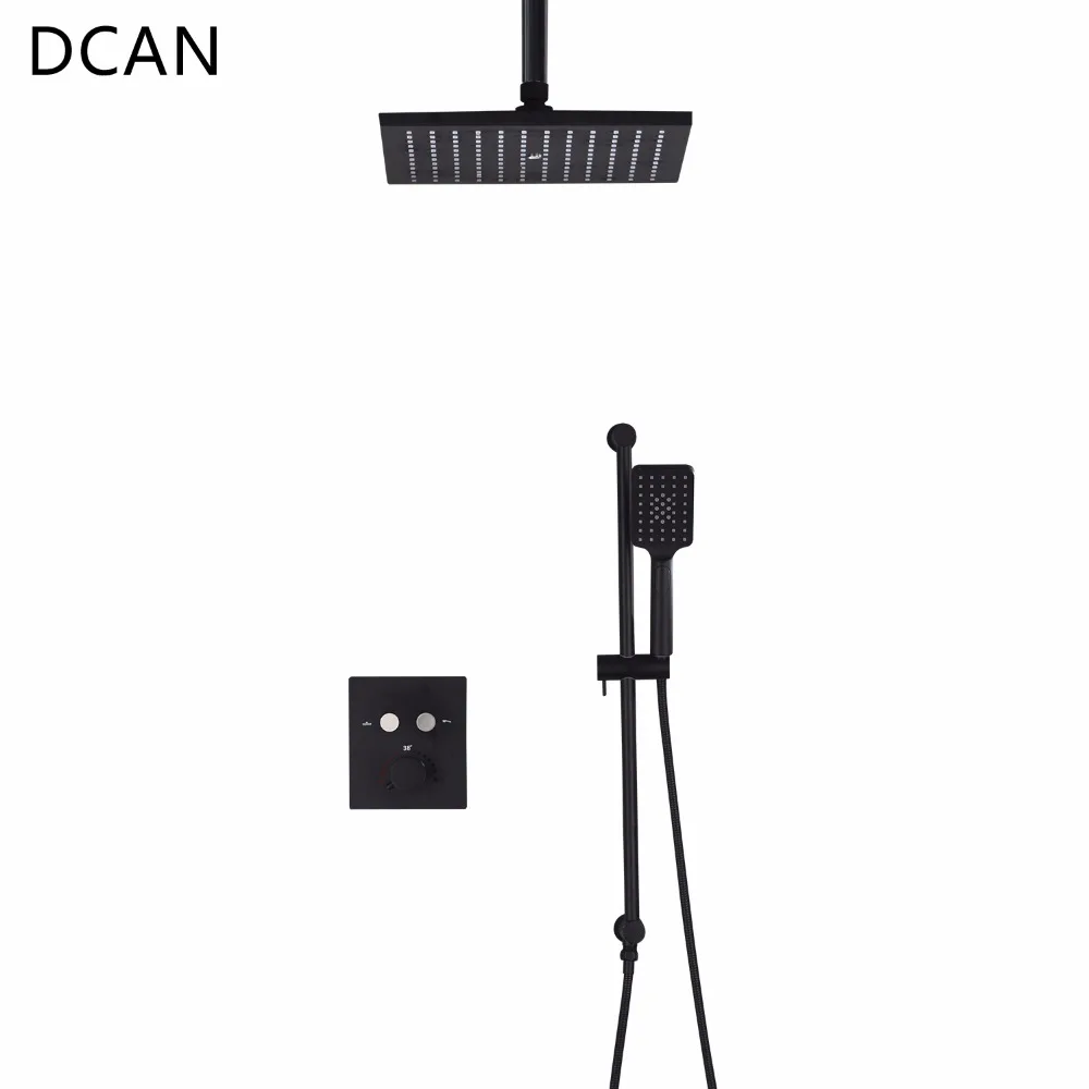 DCAN 10 Inch Air Shower Head Button System Saving Water Shower Kit Rainfall Brass Bath & Shower Faucets
DCAN 10 Inch Air Shower Head Button System Saving Water Shower Kit Rainfall Brass Bath & Shower Faucets