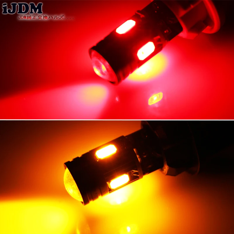 2pcs car styling H21W BAY9s 120 degress Canbus High Power yellow 9W 4-SMD CRE'E LED Lens Bulbs for Front rear Turn Signal lights
2pcs car styling H21W BAY9s 120 degress Canbus High Power yellow 9W 4-SMD CRE'E LED Lens Bulbs for Front rear Turn Signal lights