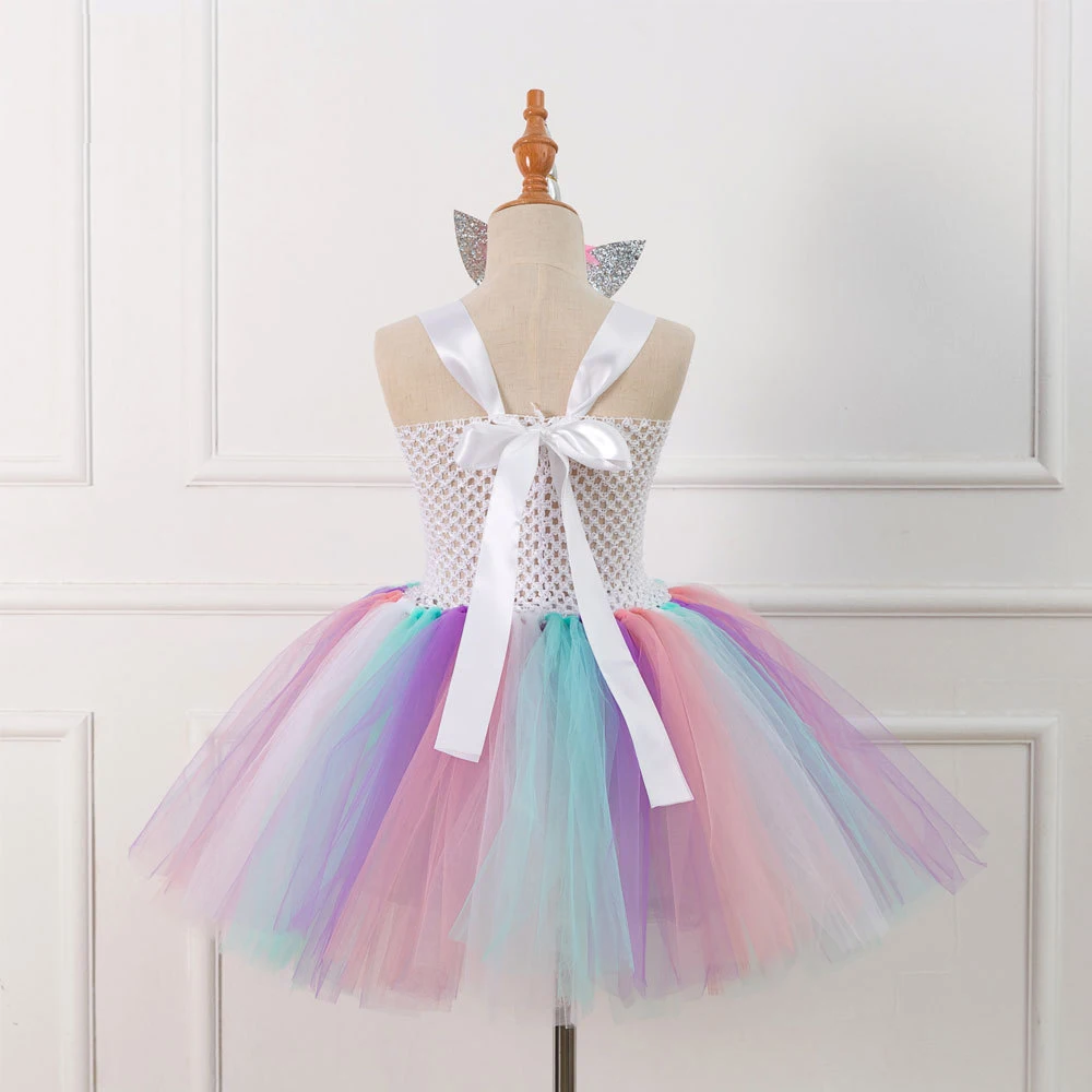 Flower Girls Unicorn Tutu Dress Rainbow Princess Girl Birthday Party Dress Child Kid Carnival Halloween Unicorn Cosplay Costume
Flower Girls Unicorn Tutu Dress Rainbow Princess Girl Birthday Party Dress Child Kid Carnival Halloween Unicorn Cosplay Costume