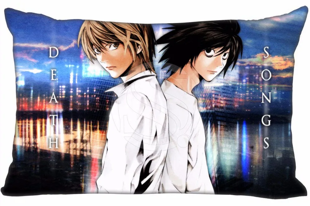 Женская наволочка с надписью «Death Note», аниме #13, чехол на молнии, размер 40x60 см (с двух сторон), WT #905 и G15
Женская наволочка с надписью «Death Note», аниме #13, чехол на молнии, размер 40x60 см (с двух сторон), WT #905 и G15