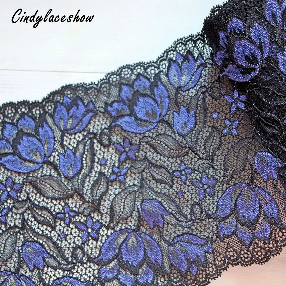 16cm Width Purple Black Elastic Lace Trim Accessories DIY Ribbon Lace Swiss French Lace Bridal Headband Garter Bra Underwear DIY
16cm Width Purple Black Elastic Lace Trim Accessories DIY Ribbon Lace Swiss French Lace Bridal Headband Garter Bra Underwear DIY