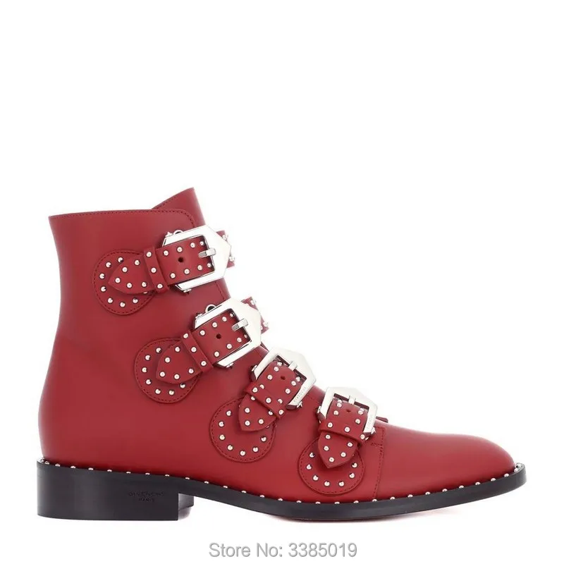 ARQA2021 Women Rivets Studded Cuban Heel Leather Pointy Toe Buckle Ankle Boot Vogue Shoes Genunie Cow Leather Botas Plus Size
ARQA2021 Women Rivets Studded Cuban Heel Leather Pointy Toe Buckle Ankle Boot Vogue Shoes Genunie Cow Leather Botas Plus Size