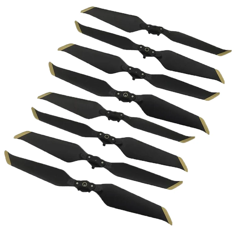In Stocks 4 Pairs Gold/Sliver 8743F Low Noise Propellers Blade for DJI MAVIC 2 PRO/ ZOOM Drone Accessories
In Stocks 4 Pairs Gold/Sliver 8743F Low Noise Propellers Blade for DJI MAVIC 2 PRO/ ZOOM Drone Accessories