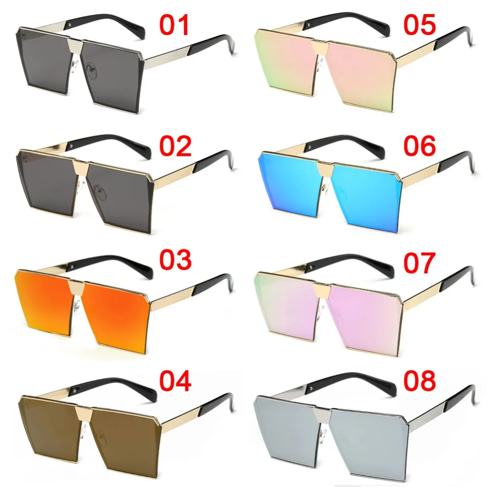 Женские солнцезащитные очки с градиентными линзами 8 цветов UV400 в металлической