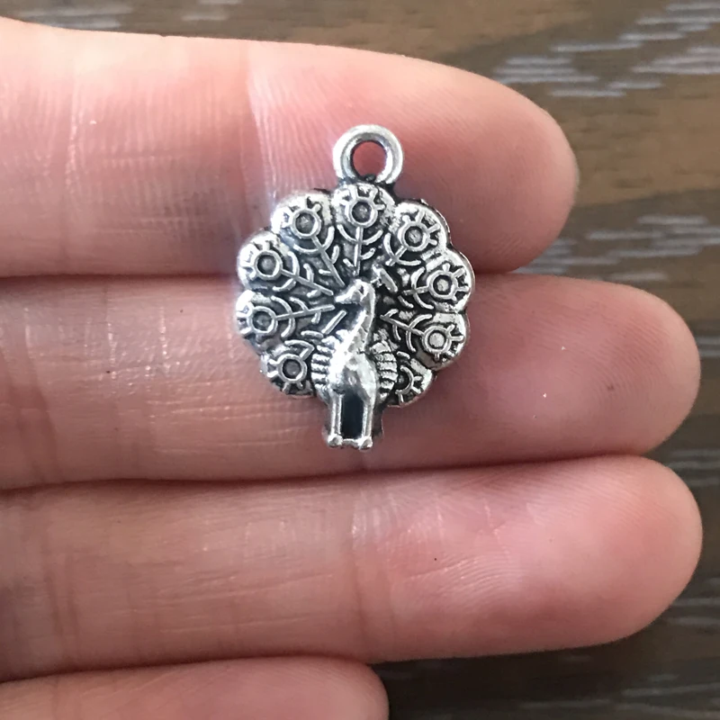 15PCS DIY Charm Peacock Charms Zinc Alloy Pendant for Bracelet Necklaces Earrings Zipper Pulls bookmarks Jewelry Making
15PCS DIY Charm Peacock Charms Zinc Alloy Pendant for Bracelet Necklaces Earrings Zipper Pulls bookmarks Jewelry Making