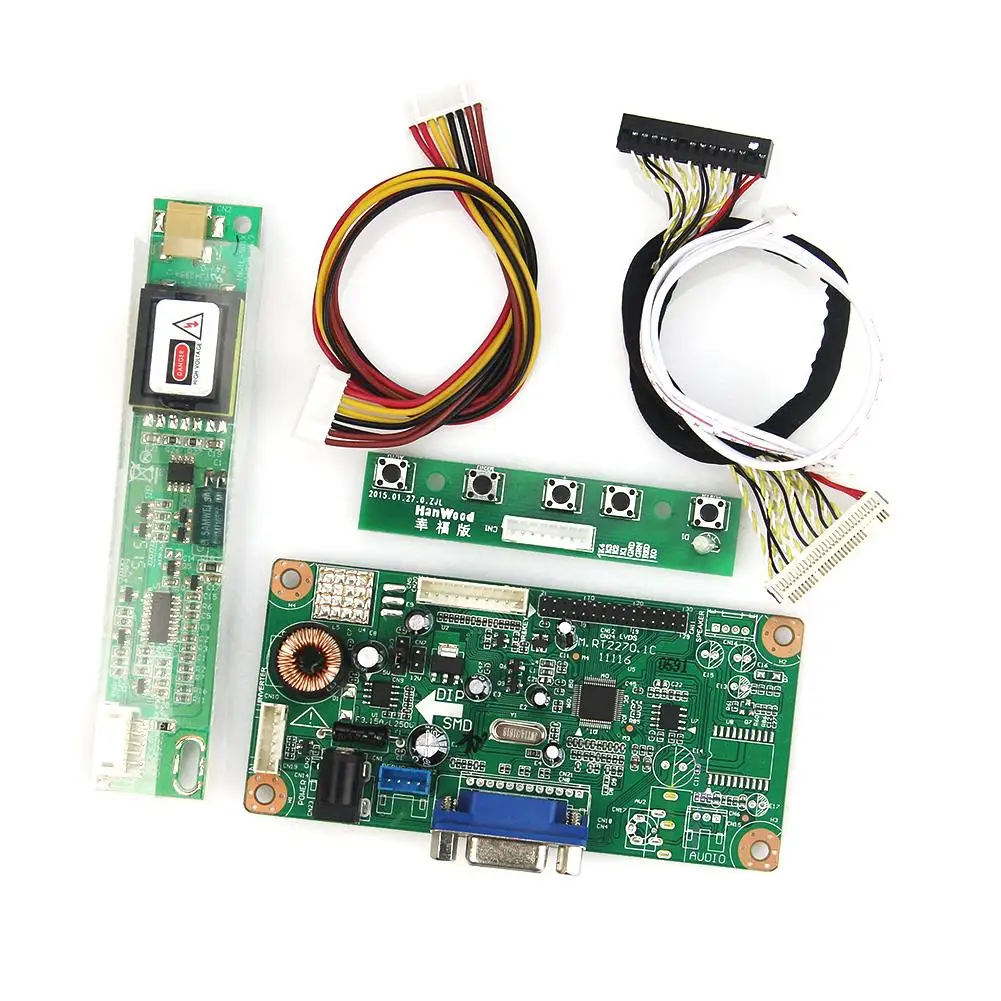 LCD/LED Control Driver Board (VGA)For B170PW06 LP171WP4-TLN1 TL02 LVDS Monitor Reuse Laptop 1440x900
LCD/LED Control Driver Board (VGA)For B170PW06 LP171WP4-TLN1 TL02 LVDS Monitor Reuse Laptop 1440x900