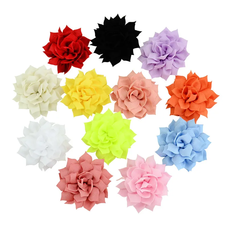 12pcs/lot Mixed Colors Approx 2.75" Chiffon Flower Kids Girls Hairclips Baby Hairpin Headwear Hair Clips DIY Hair Accessories
12pcs/lot Mixed Colors Approx 2.75" Chiffon Flower Kids Girls Hairclips Baby Hairpin Headwear Hair Clips DIY Hair Accessories