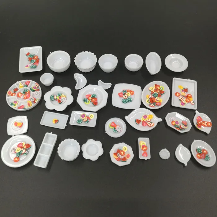 1:12 Cute MINI Dollhouse Miniature Kitchen cup utensils dish plate 33pcs with fruit slices
1:12 Cute MINI Dollhouse Miniature Kitchen cup utensils dish plate 33pcs with fruit slices