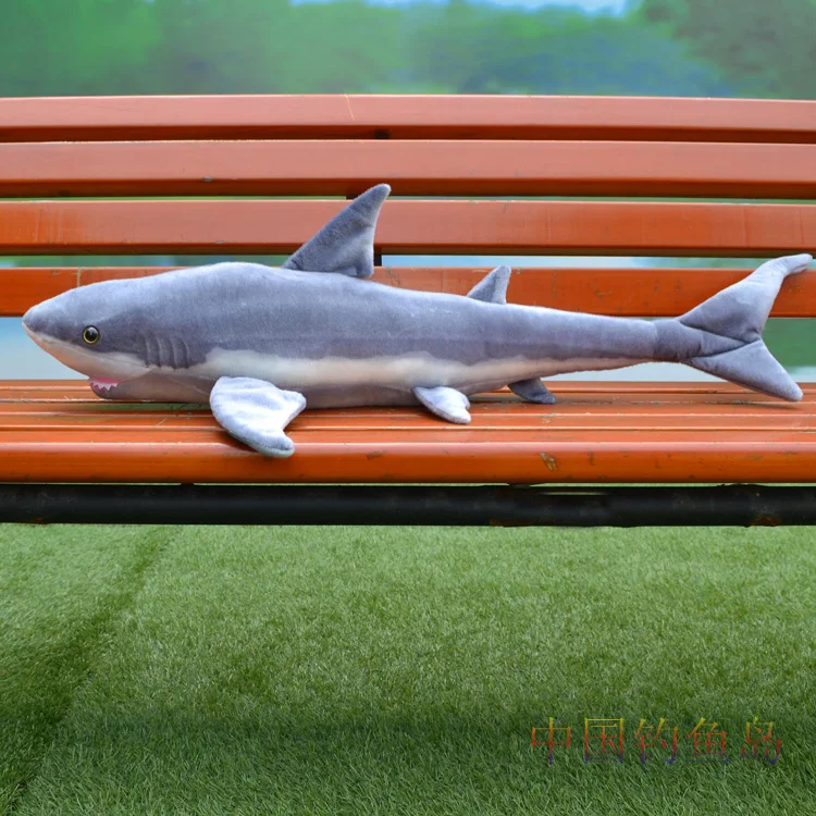 Маленькая плюшевая Акула игрушка искусственная серая акула мягкая кукла подарок