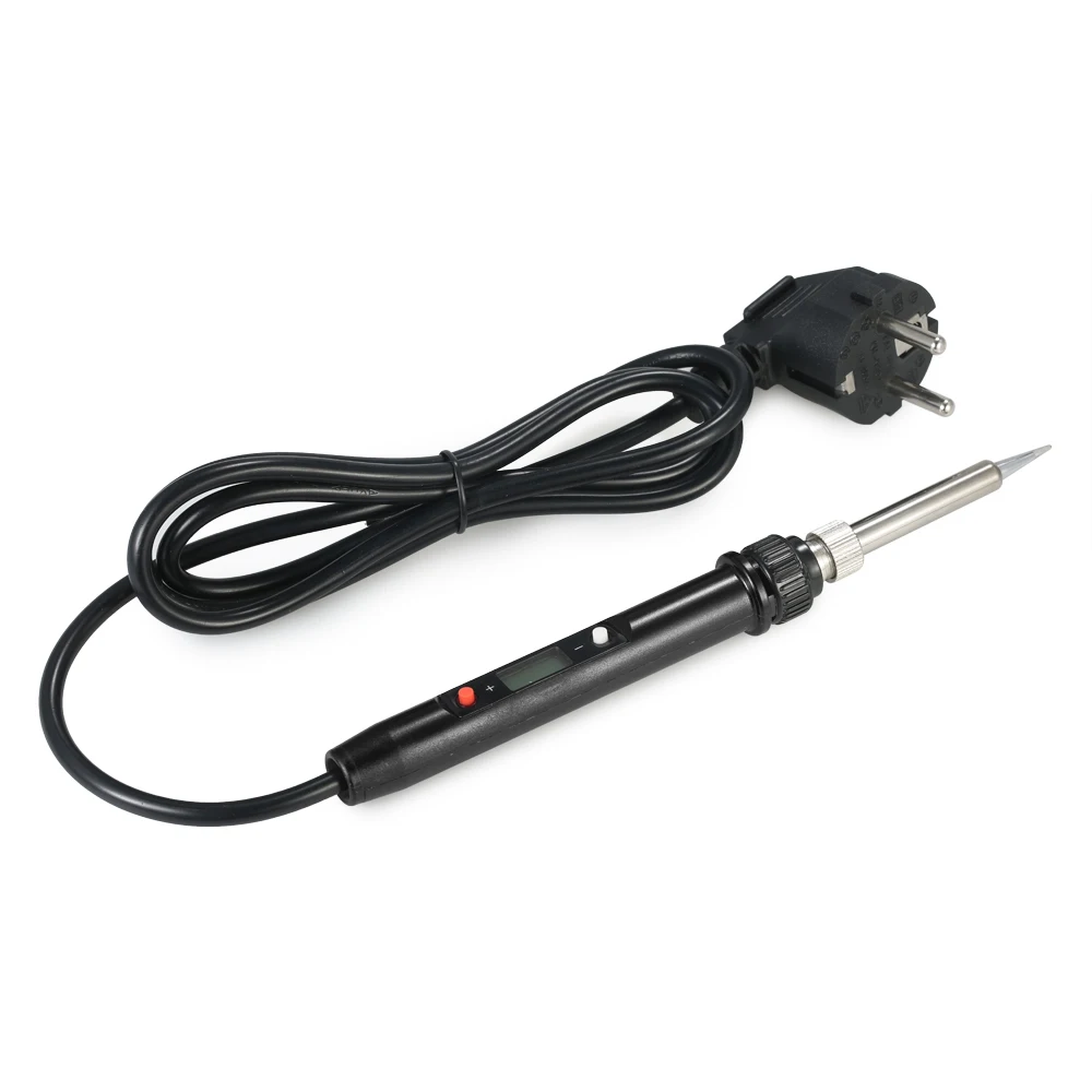 B 80W AC220V Professional LCD Digital Temperature Adjustable Electric Soldering Iron welding Tool Lead-free Soldering Station
B 80W AC220V Professional LCD Digital Temperature Adjustable Electric Soldering Iron welding Tool Lead-free Soldering Station