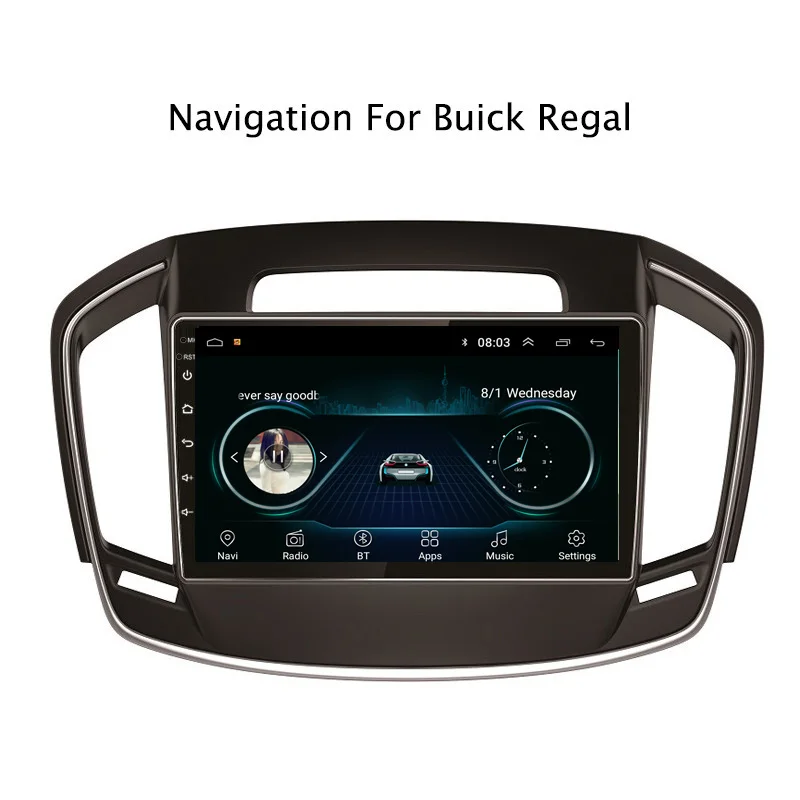 9 "2.5D IPS Android 8 1 автомобильный DVD GPS плеер для Buick Regal Автомобильный Радио Стерео