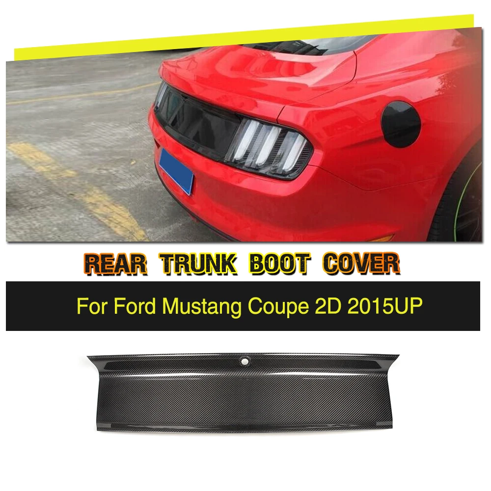 Carbon Fiber Car Rear Trunk Spoiler Cover Trim for Ford Mustang Base Coupe 2015 2016
Carbon Fiber Car Rear Trunk Spoiler Cover Trim for Ford Mustang Base Coupe 2015 2016