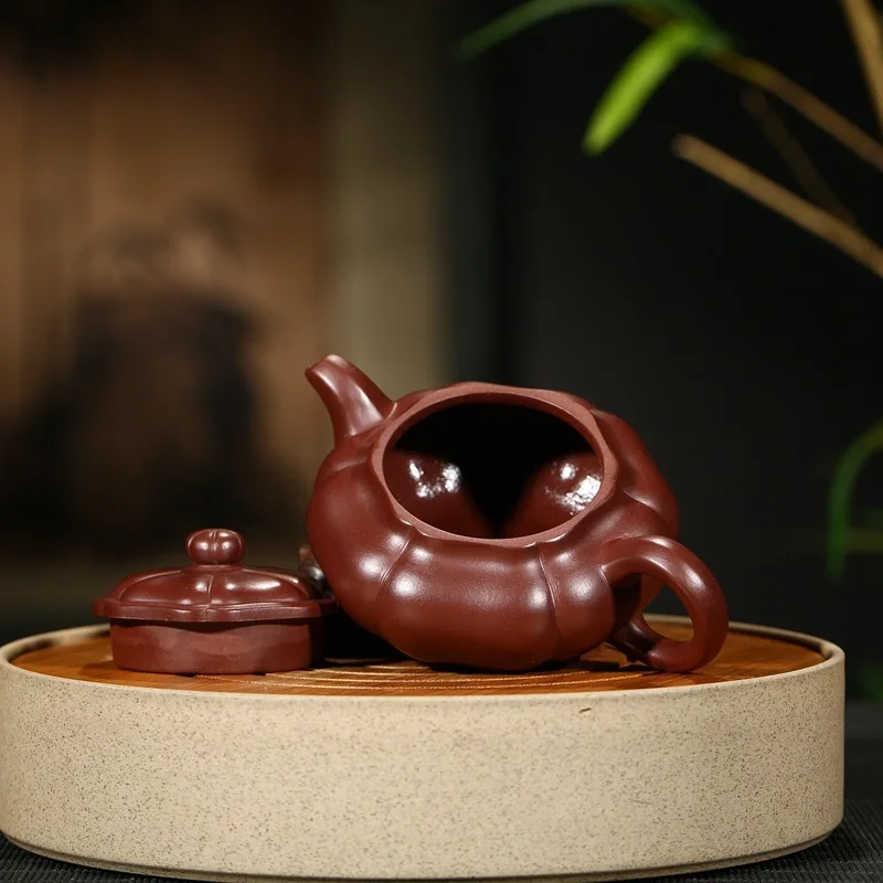 masters all hand recommended yixing authentic undressed ore purple mud jin zhu wen pot of kung fu tea set the teapot | Дом и сад