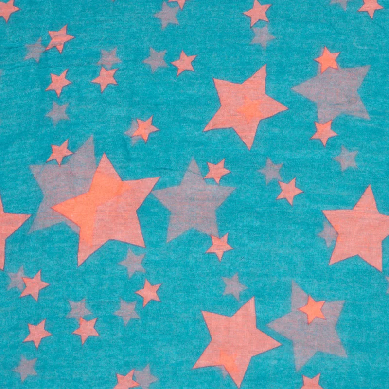 New Fashion Design Women Scarf Lightweight Cute Stars Printing Polyester Women Long Soft Warm Shawls and Scarves 180*80 cm
New Fashion Design Women Scarf Lightweight Cute Stars Printing Polyester Women Long Soft Warm Shawls and Scarves 180*80 cm