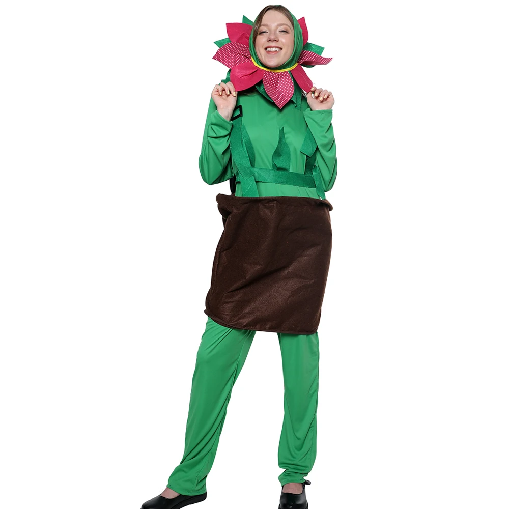 Eraspooky Flower Plant Pot Cosplay Women Funny Cartoon Halloween costume for Adult Carnival Party Performance Fancy Dress
Eraspooky Flower Plant Pot Cosplay Women Funny Cartoon Halloween costume for Adult Carnival Party Performance Fancy Dress