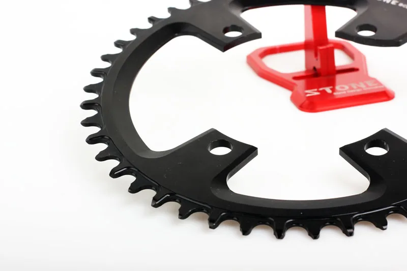 Stone 110 BCD Round Chainring Aero Narrow and Wide Single Speed 42T 44T 46T 48T 50T 54 56 58T 60 Road Bike 4 bolts R8000 R9000
Stone 110 BCD Round Chainring Aero Narrow and Wide Single Speed 42T 44T 46T 48T 50T 54 56 58T 60 Road Bike 4 bolts R8000 R9000