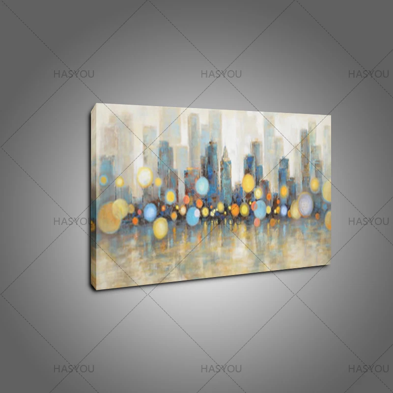 Top Handmade Night View New York City Skyline Modern Canvas Print Oil Painting On Printings Decorative Posters For Living Room
Top Handmade Night View New York City Skyline Modern Canvas Print Oil Painting On Printings Decorative Posters For Living Room