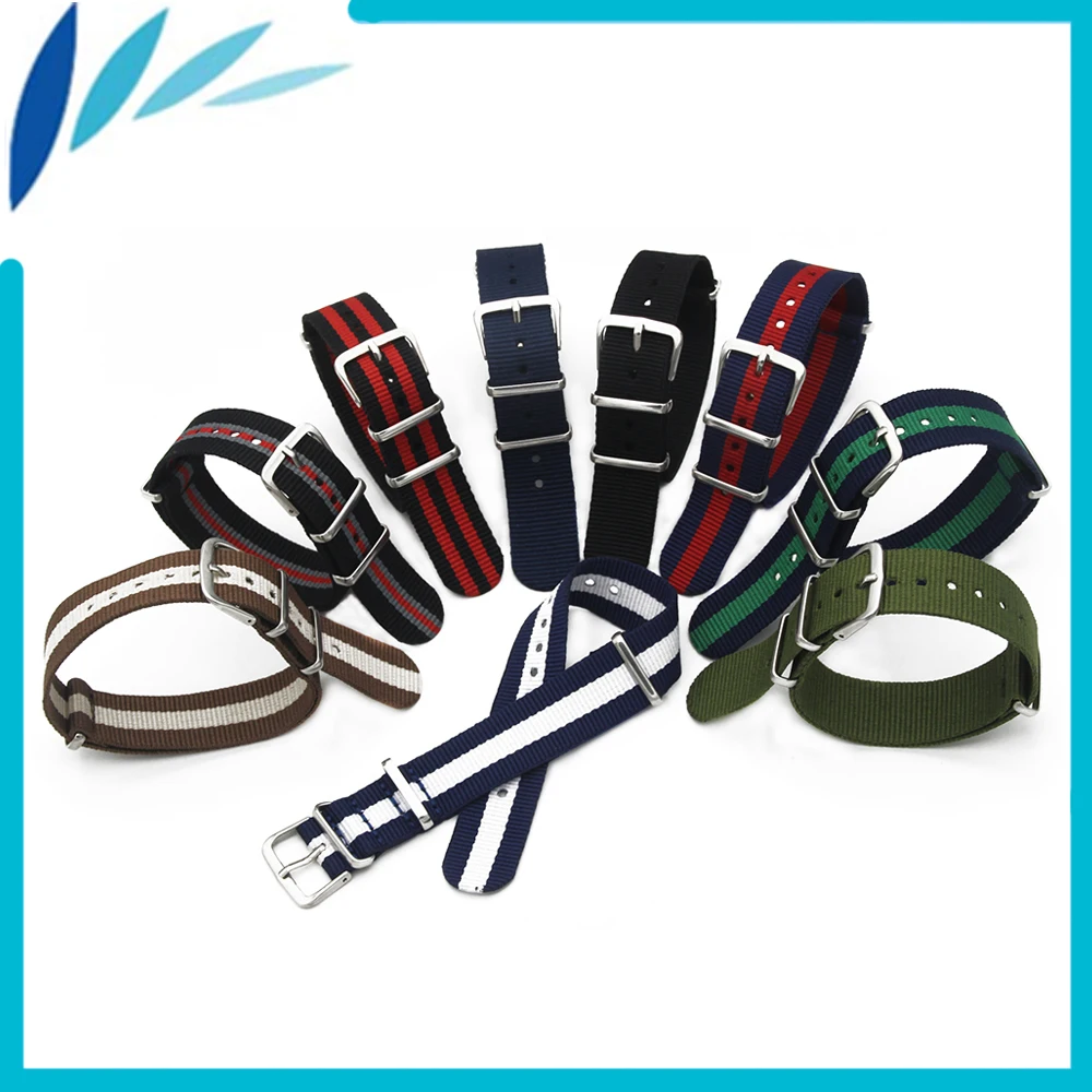 Nylon Watch Band 18mm 20mm for Rolex Watchband Stainless Steel Pin Buckle Strap Wrist Loop Belt Bracelet Black Brown Green Red
Nylon Watch Band 18mm 20mm for Rolex Watchband Stainless Steel Pin Buckle Strap Wrist Loop Belt Bracelet Black Brown Green Red