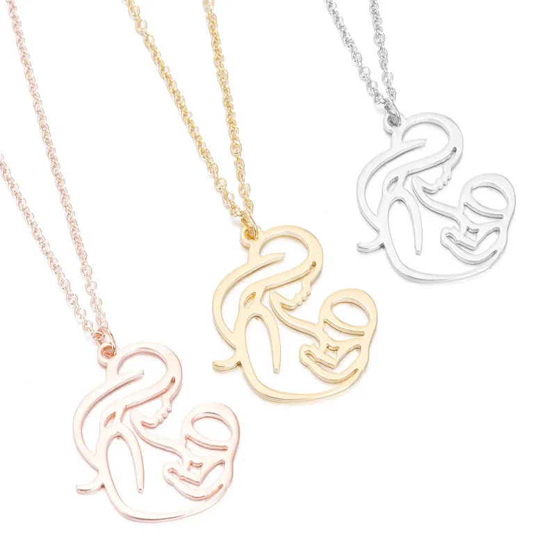 Hot Sale Trendy Mom Baby Stainless Steel Love Necklace Pendant Women Elegant Charms Pendant Chokers Necklaces & Pendants
Hot Sale Trendy Mom Baby Stainless Steel Love Necklace Pendant Women Elegant Charms Pendant Chokers Necklaces & Pendants