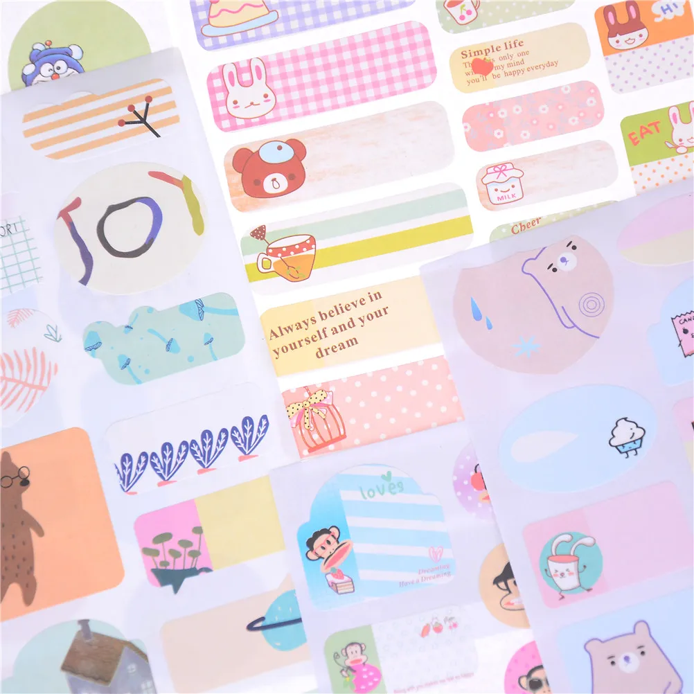 Kids Waterproof Cartoon Korean Sticker Gift Notes Decoration PVC Label Stickers For School Student
Kids Waterproof Cartoon Korean Sticker Gift Notes Decoration PVC Label Stickers For School Student