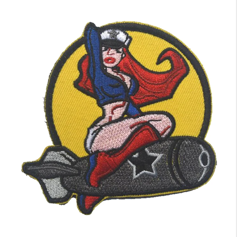 Bombing Goddess 3D Embroidery Armband Military Tactics Morale Badge Army Fan Clothing Backpack Hat Jeans Decorative Patch
Bombing Goddess 3D Embroidery Armband Military Tactics Morale Badge Army Fan Clothing Backpack Hat Jeans Decorative Patch