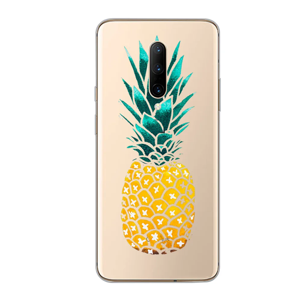 ciciber Summer Fruit Pineapple Cover For Oneplus 7 Pro Phone Cases for 1+7 Fundas Capa Coque Soft TPU Capinha Shell |
