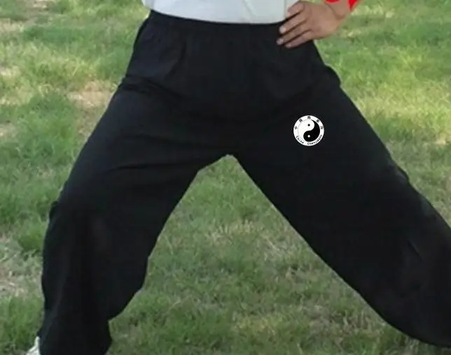 Cotton Tai chi pants kung fu wushu martial arts taiji trousers black | Martial Arts Pants