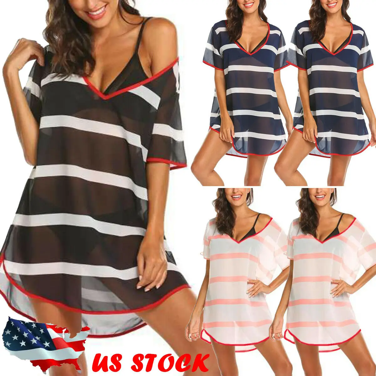 Cover Up Beach Woman Sheer Short Sleeve Bikini Cover Ups Beach Dress Party Summer Beachwear Bathing Suit
Cover Up Beach Woman Sheer Short Sleeve Bikini Cover Ups Beach Dress Party Summer Beachwear Bathing Suit
