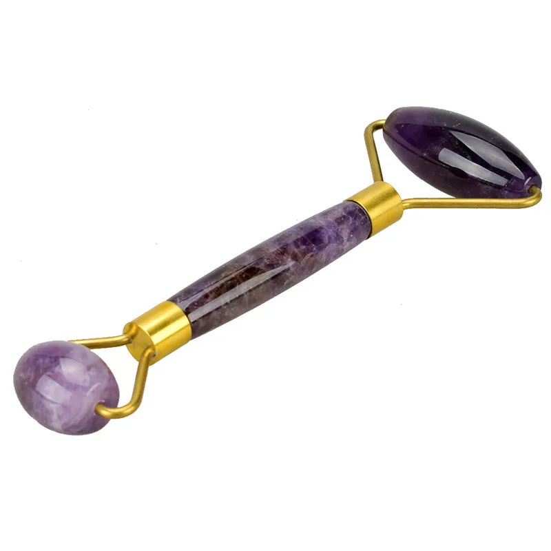 Natural Amethyst Stone Face Massager Purple Jade Roller Scraping Tool Slimming Facial Massage Tools
Natural Amethyst Stone Face Massager Purple Jade Roller Scraping Tool Slimming Facial Massage Tools