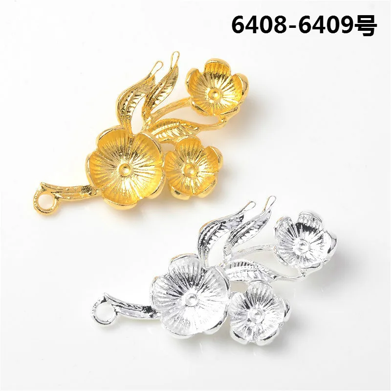50pcs 47*26mm Gold/silver Color Alloy Material Flower Leaf Branch Charm pendant For Head DIY Wedding Handmade Jewelry Making
50pcs 47*26mm Gold/silver Color Alloy Material Flower Leaf Branch Charm pendant For Head DIY Wedding Handmade Jewelry Making