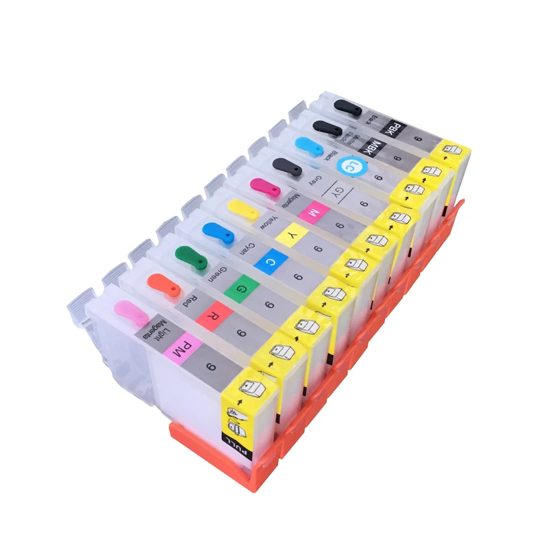 Empty Refillable ink Cartridge PGI9 Suit for Canon pro 9500 printer ,Suit for Canon PGI-9 , With ARC Chips
Empty Refillable ink Cartridge PGI9 Suit for Canon pro 9500 printer ,Suit for Canon PGI-9 , With ARC Chips