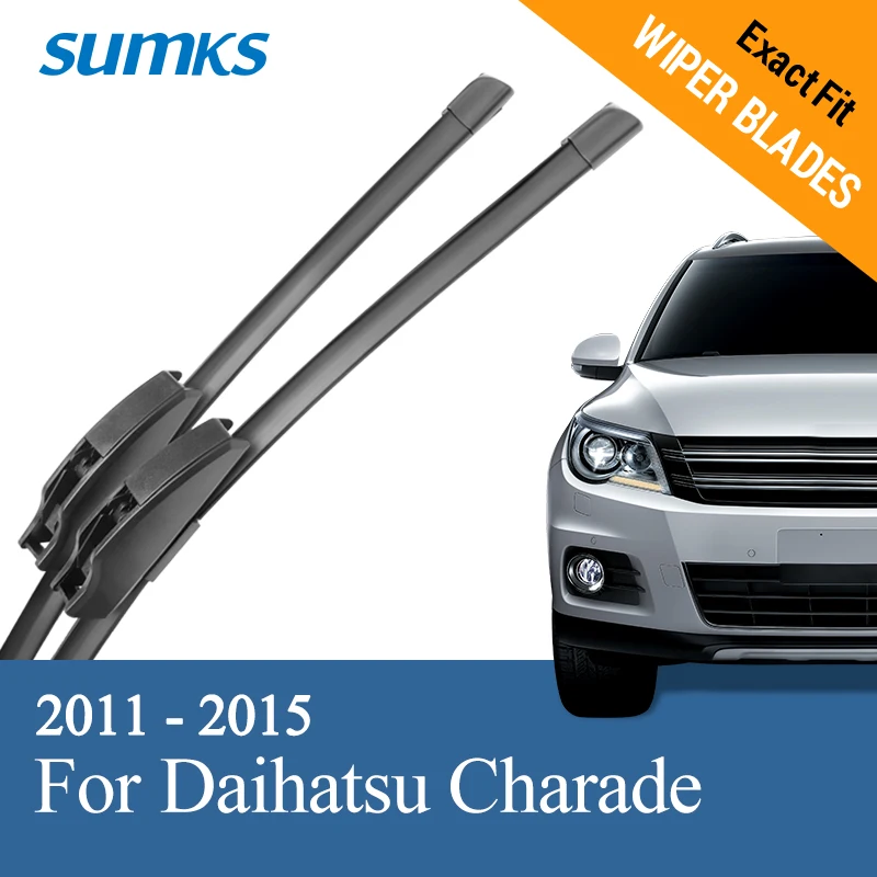 SUMKS Wiper Blades for Daihatsu Charade 24"&15" Fit Hook Arms 2011 2012 2013 2014 2015
SUMKS Wiper Blades for Daihatsu Charade 24"&15" Fit Hook Arms 2011 2012 2013 2014 2015