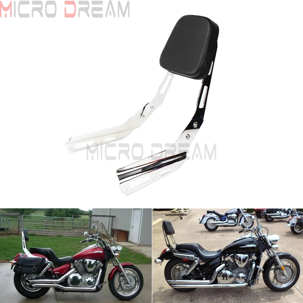 Фото Хромированная спинка для мотоцикла SSY Bar w/ Pad Honda VTX 1800F VTX1800F 2005 2011 - купить