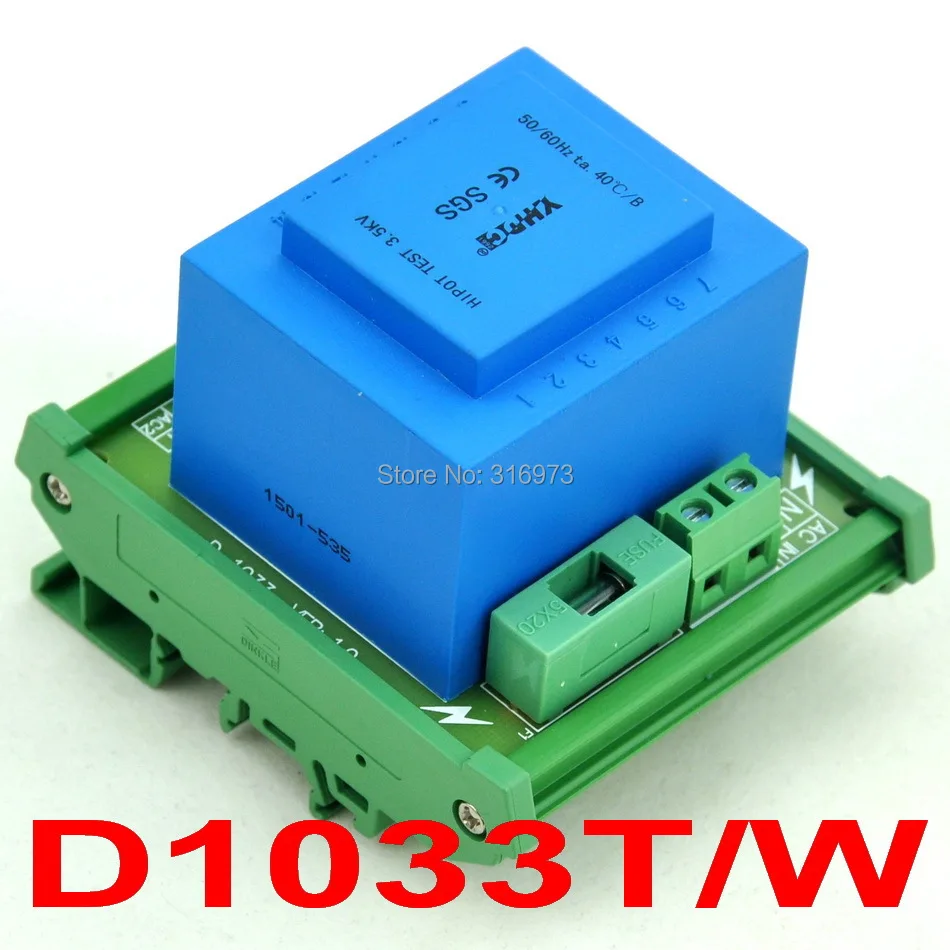 P 230VAC, S 2x 12VAC, 20VA DIN рейка крепление Мощность трансформатор модуль, D-1033T/W,12V
P 230VAC, S 2x 12VAC, 20VA DIN рейка крепление Мощность трансформатор модуль, D-1033T/W,12V