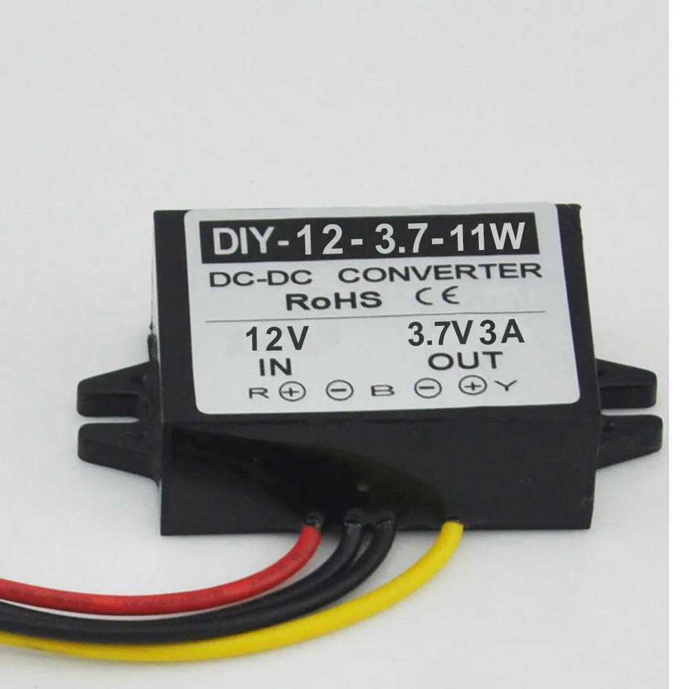 12V(6V-22V) To 3.7V 3A 11W DC DC Step Down Converter Buck Module Car Power Adapter Voltage Regulator Waterproof
12V(6V-22V) To 3.7V 3A 11W DC DC Step Down Converter Buck Module Car Power Adapter Voltage Regulator Waterproof