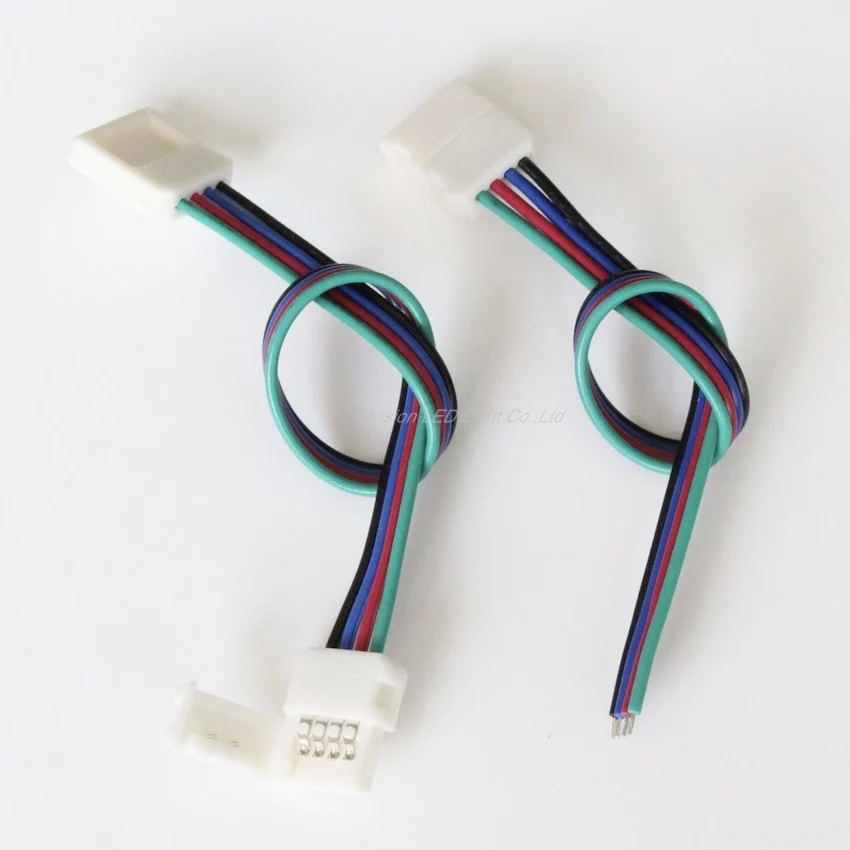 High quality! 50pcs a lot, led strips connector for 10mm FPC LED RGB Strip Light with 15cm wire.
High quality! 50pcs a lot, led strips connector for 10mm FPC LED RGB Strip Light with 15cm wire.