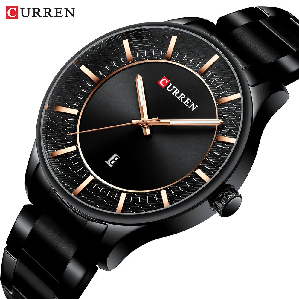 Top Luxury Brand CURREN 2019 NEW Men Watch Business Stainless Steel Strap Quartz Watch Fashion Black Male Clock Relogio
Top Luxury Brand CURREN 2019 NEW Men Watch Business Stainless Steel Strap Quartz Watch Fashion Black Male Clock Relogio