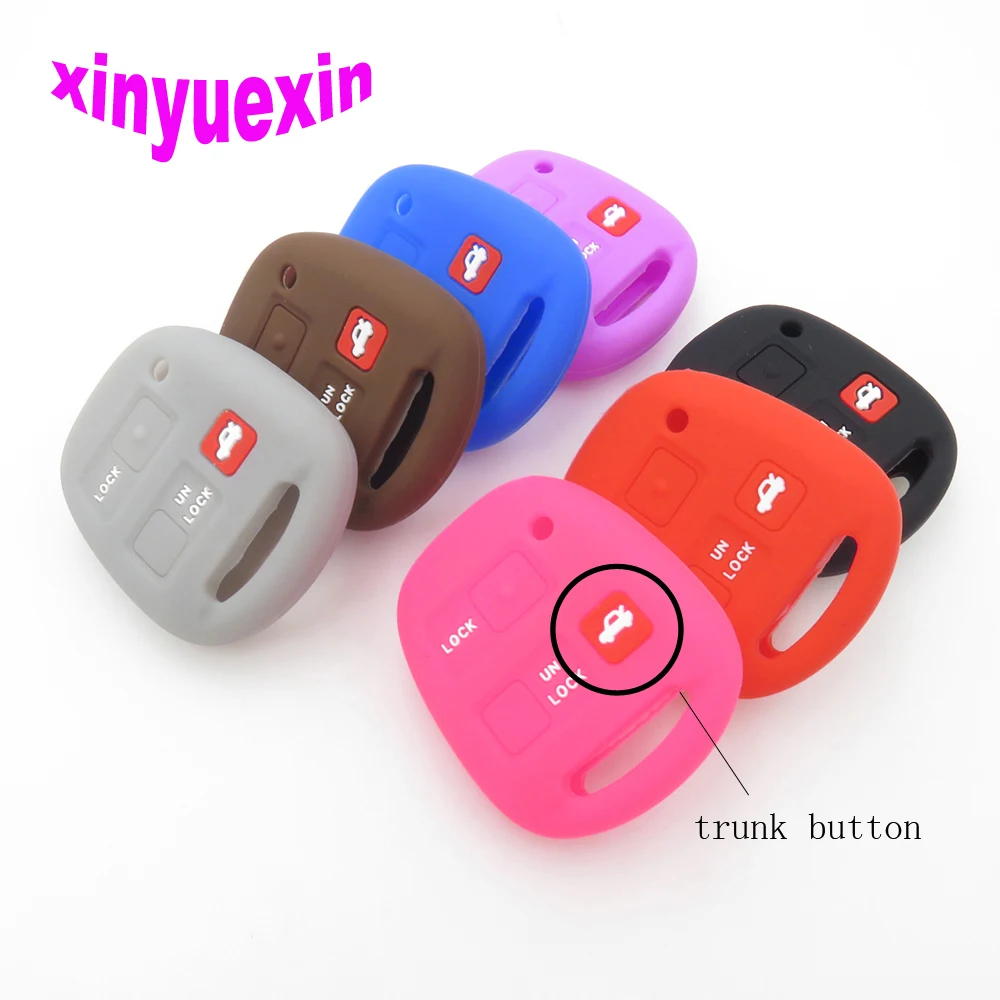 Xinyuexin Silicone Car Key Cover Case For Toyota For Lexus 3 Buttons Remote Key Jacket Fob Case Car-Styling No Logo
Xinyuexin Silicone Car Key Cover Case For Toyota For Lexus 3 Buttons Remote Key Jacket Fob Case Car-Styling No Logo