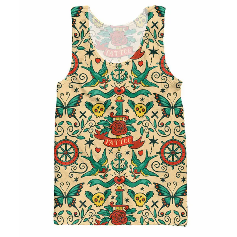 CJLM Retro Animal Bird Flower Print Men Tank Tops O-Neck Singlet 3D Pattern Vest Clothes Sleeveless Shirt Harajuku Style
CJLM Retro Animal Bird Flower Print Men Tank Tops O-Neck Singlet 3D Pattern Vest Clothes Sleeveless Shirt Harajuku Style