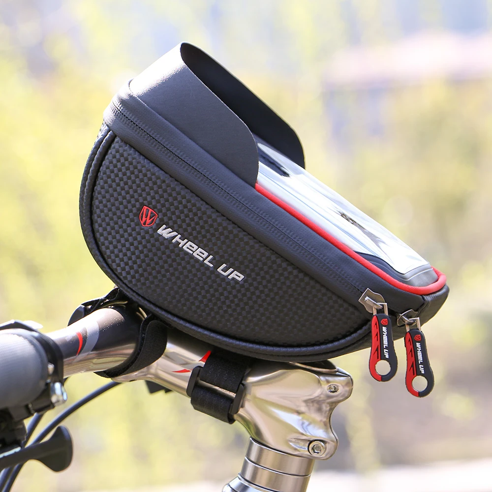 WHEEL UP Universal Waterproof Bicycle Phone Bags Case Pouch Cycling Head Tube Handlebar for 6.0 inch Cell Phone
WHEEL UP Universal Waterproof Bicycle Phone Bags Case Pouch Cycling Head Tube Handlebar for 6.0 inch Cell Phone