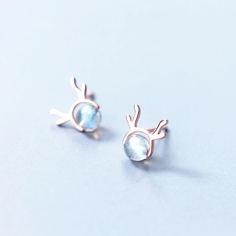 TOYOOSKY 925 Sterling Silver Cute Elk Deer Stud Earrings Moonstone For Women Girls Kids Sterling-silver-jewelry Xmas Chrismas Gi
TOYOOSKY 925 Sterling Silver Cute Elk Deer Stud Earrings Moonstone For Women Girls Kids Sterling-silver-jewelry Xmas Chrismas Gi