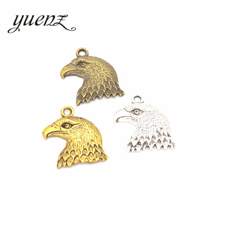 YuenZ 10pcs 4 color Tibetan Silver Plated Pendant Antique eagle Charms Jewelry Making DIY Handmade Craft 21*20mm D512
YuenZ 10pcs 4 color Tibetan Silver Plated Pendant Antique eagle Charms Jewelry Making DIY Handmade Craft 21*20mm D512